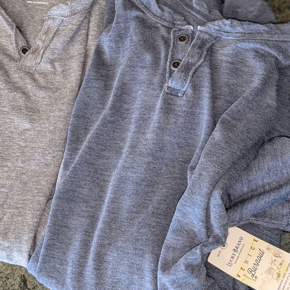 Lucky Brand Venice Burnout notch neck tee - Picture 10 of 16